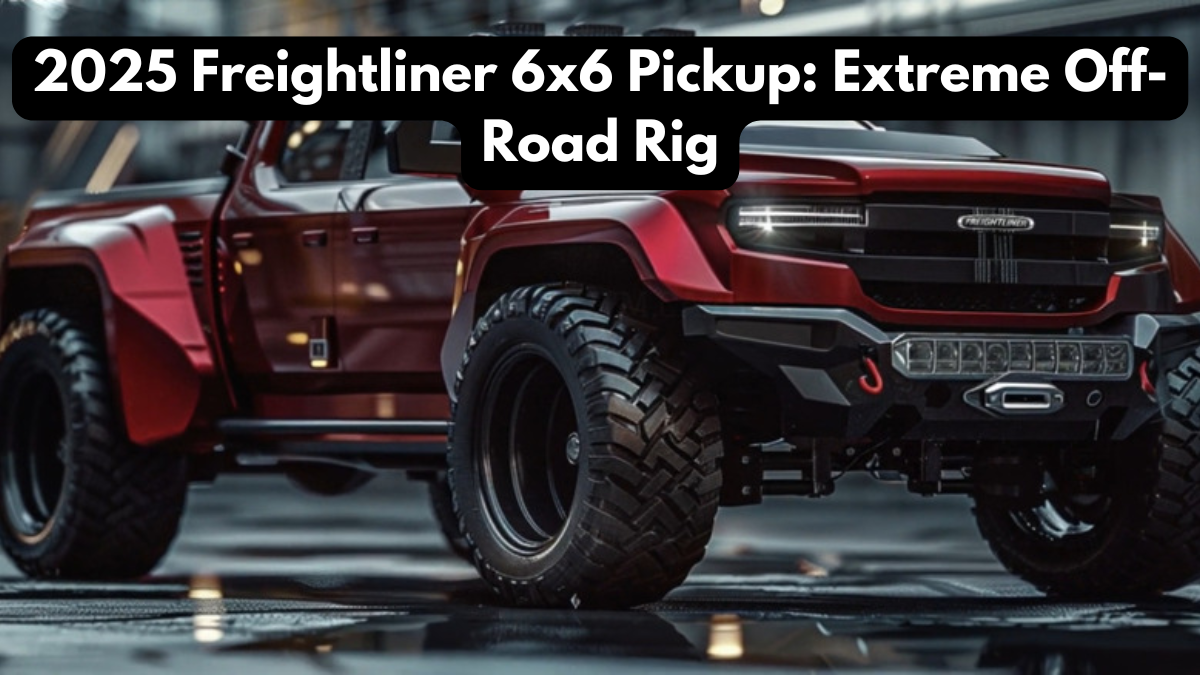 2025 Freightliner 6x6 Pickup: Extreme Off-Road Rig