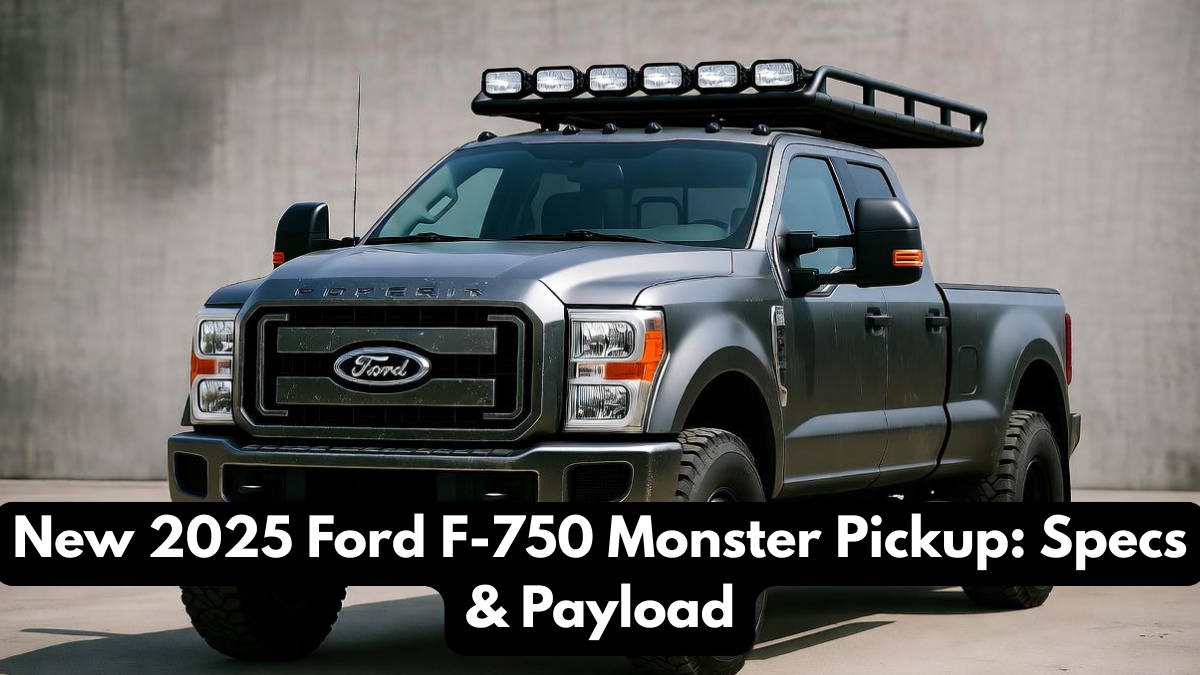 New 2025 Ford F-750 Monster Pickup: Specs & Payload