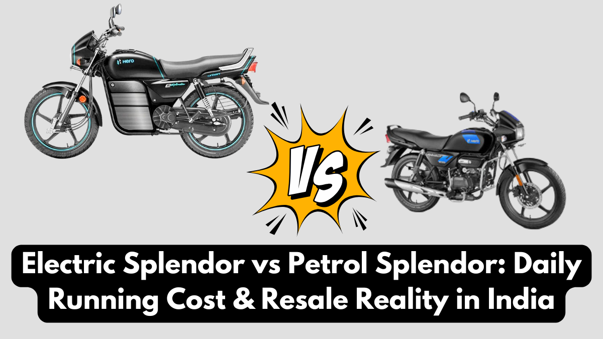 Electric Splendor vs Petrol Splendor: Daily Running Cost & Resale Reality in India