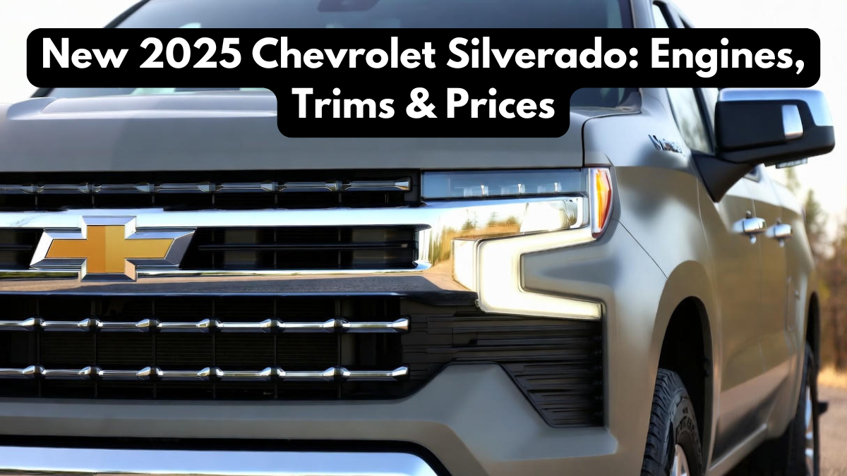 New 2025 Chevrolet Silverado: Engines, Trims & Prices