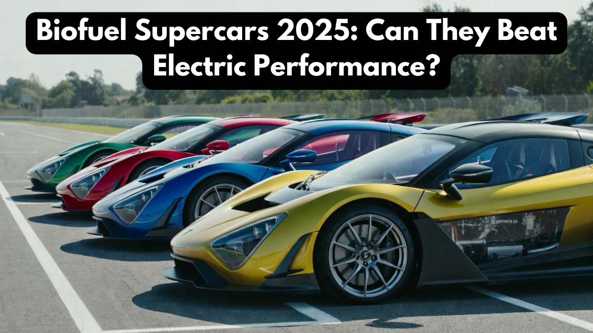 Biofuel Supercars 2025: Can They Beat Electric Performance?