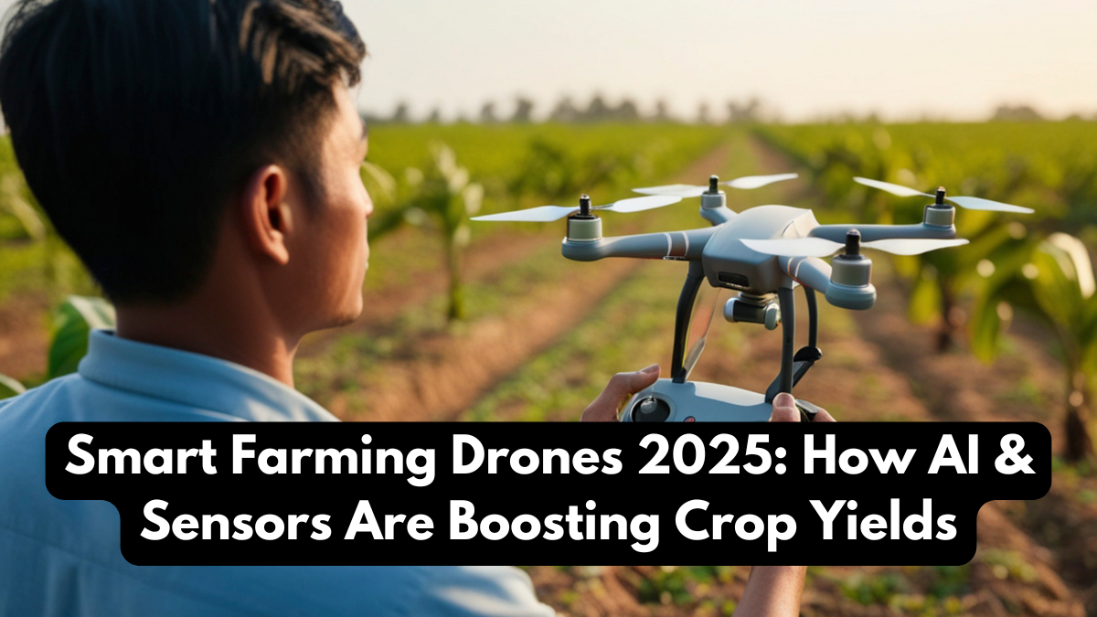 Smart Farming Drones 2025: How AI & Sensors Are Boosting Crop Yields