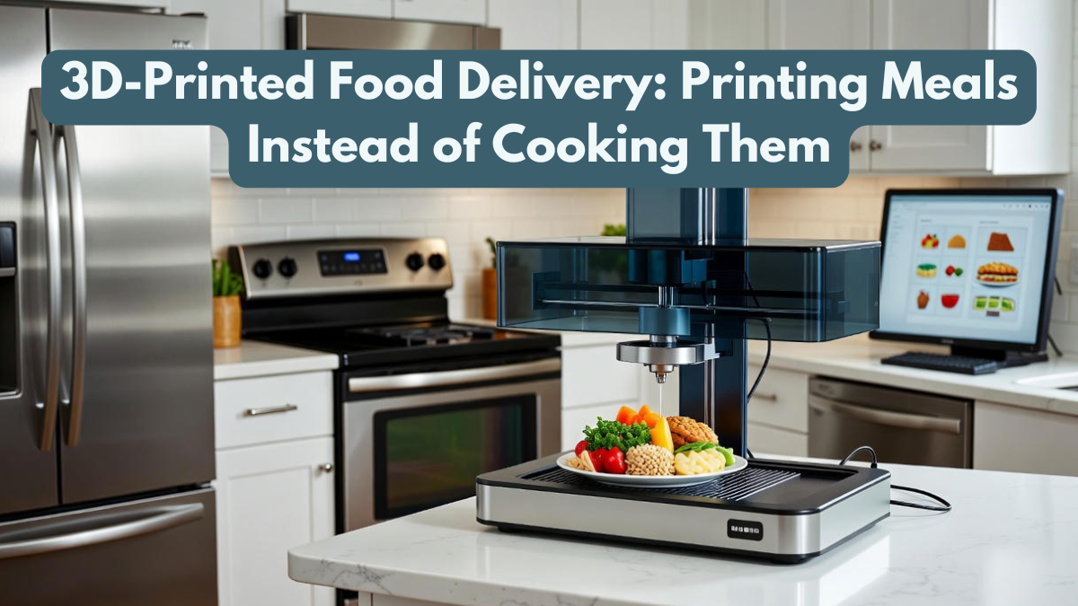 3D-Printed Food Delivery: Printing Meals Instead of Cooking Them