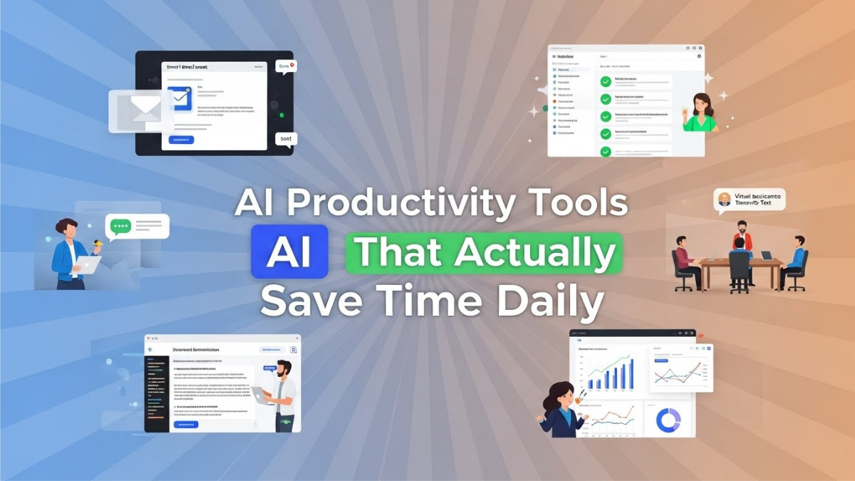 AI productivity tools that actually save time daily