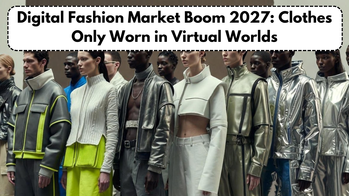 Digital Fashion Market Boom 2027: Clothes Only Worn in Virtual Worlds
