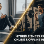 Hybrid Fitness Programs Combining Online and Offline