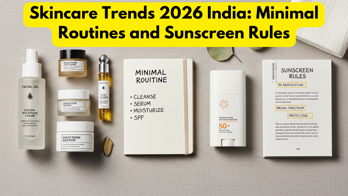 Skincare Trends 2026 India: Minimal Routines and Sunscreen Rules