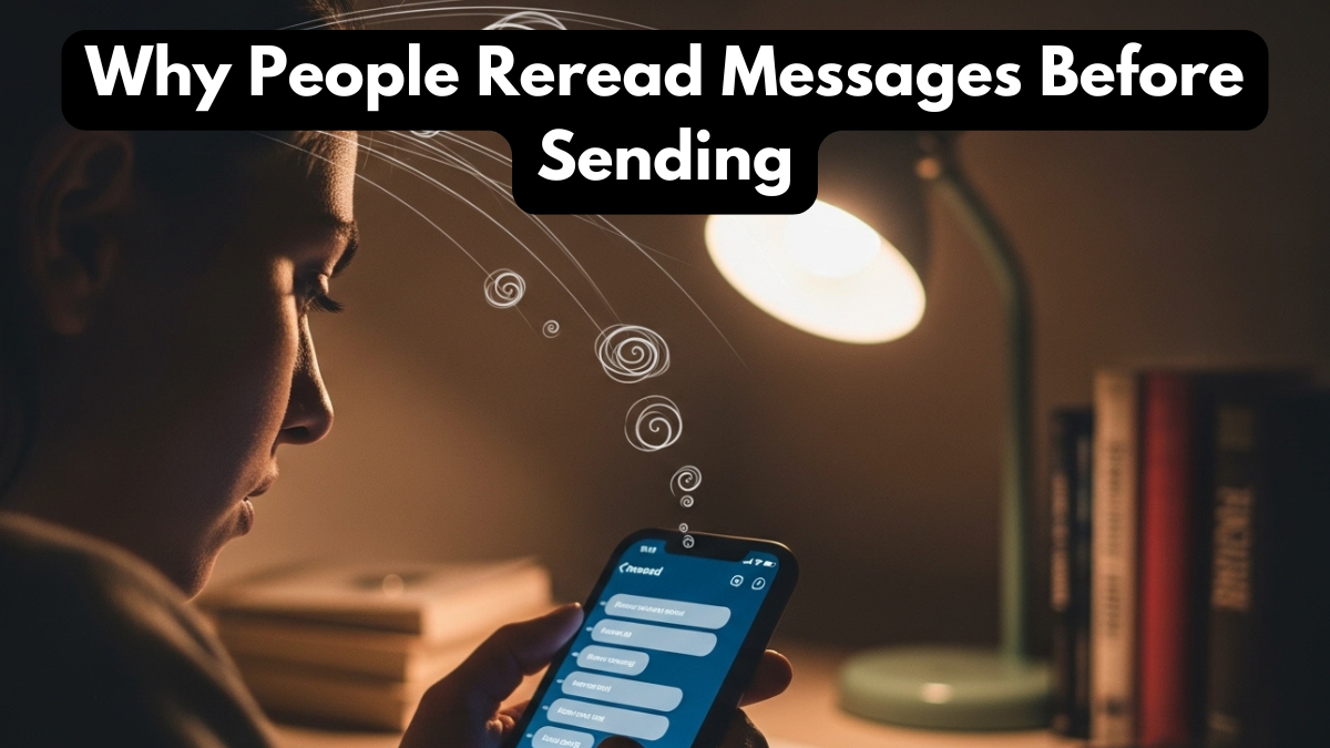 Why People Reread Messages Before Sending