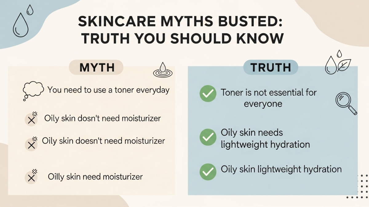 Skincare Myths Busted: Truth You Should Know