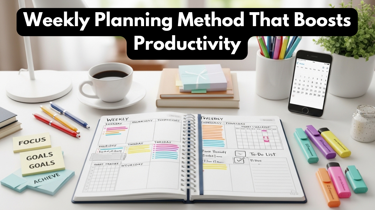 Weekly Planning Method That Boosts Productivity